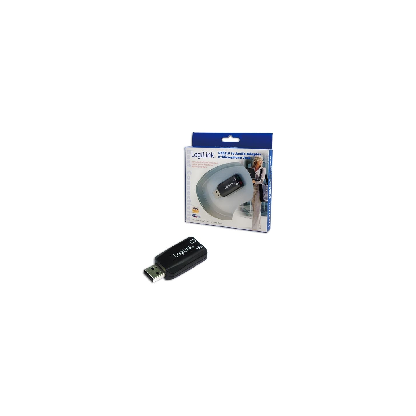 Logilink | USB Audio adapter, 5.1 sound effect