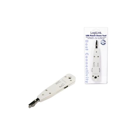 Logilink | LSA Punch Down Tool | LSA Punch Down ToolSuitable for on-wall and in-wall wallplatesCutting of the extending cable en