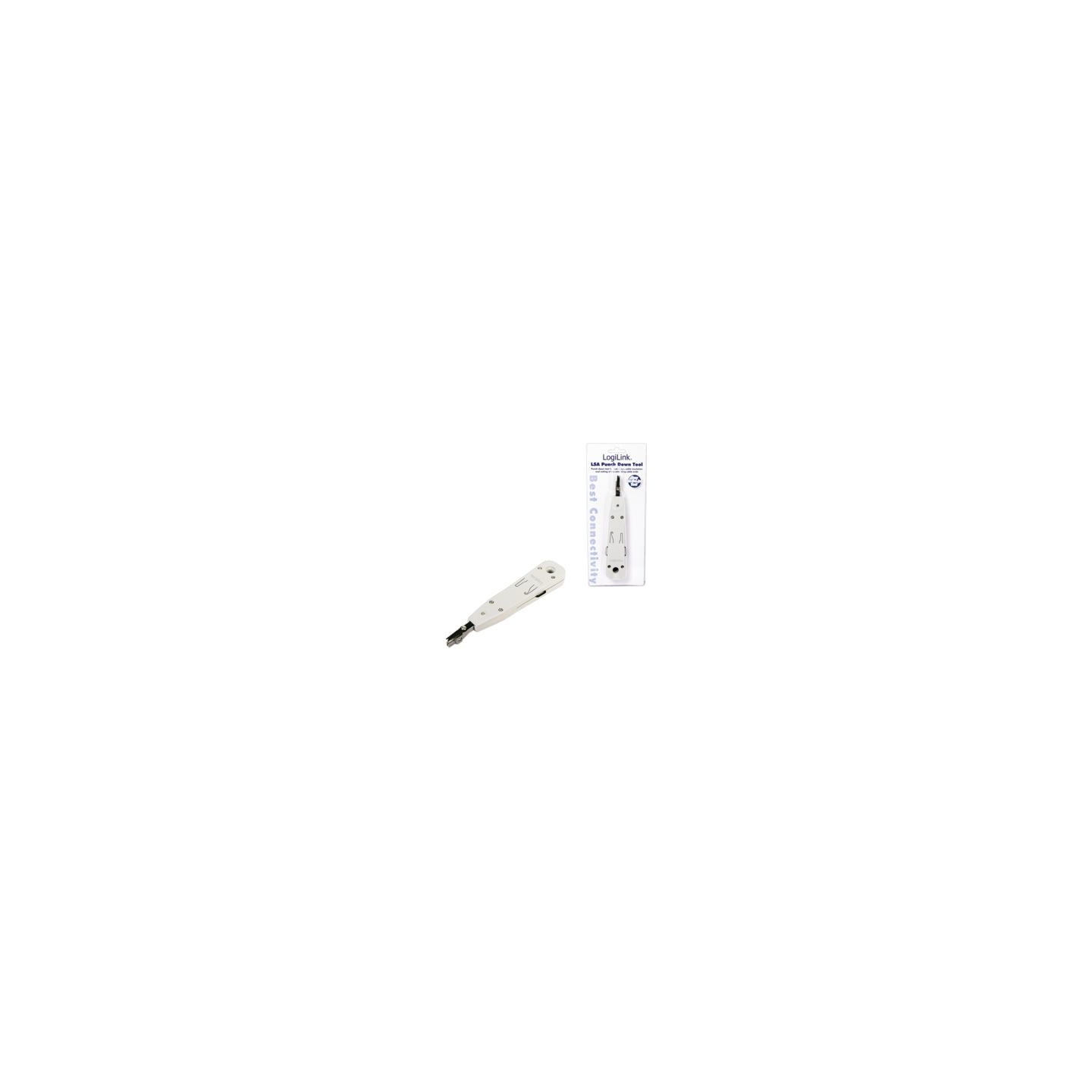 Logilink | LSA Punch Down Tool | LSA Punch Down ToolSuitable for on-wall and in-wall wallplatesCutting of the extending cable en
