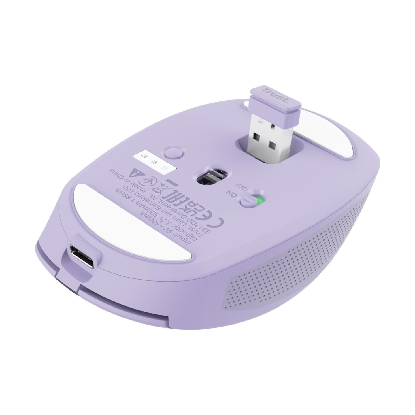 Trust MOUSE USB OPTICAL WRL OZAA/PURPLE 25384 TRUST