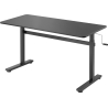 Logilink Manually adjustable sit-stand desk EO0027 | 70-117 cm | Maximum load weight 40 kg | Black