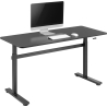 Logilink Manually adjustable sit-stand desk EO0027 | 70-117 cm | Maximum load weight 40 kg | Black