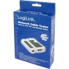 Logilink | Cable tester for RJ11, RJ12 and RJ45 with remote unit