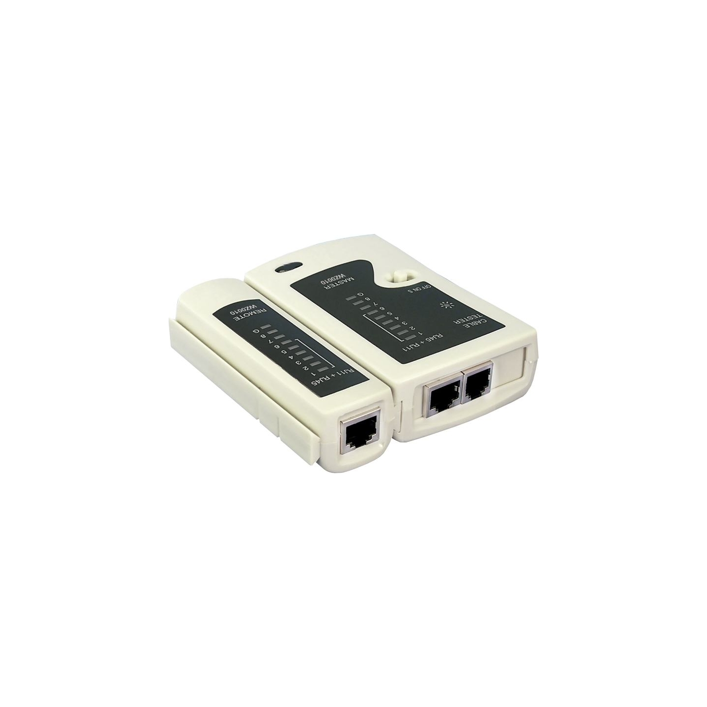 Logilink | Cable tester for RJ11, RJ12 and RJ45 with remote unit