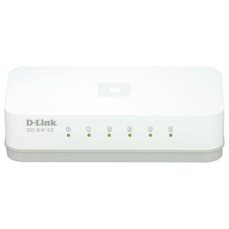 D-Link | 5-Port Fast Ethernet Easy Desktop Switch | GO-SW-5E/E