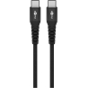 Goobay | USB-C Supersoft Textile Cable with Metal Plugs | 73954