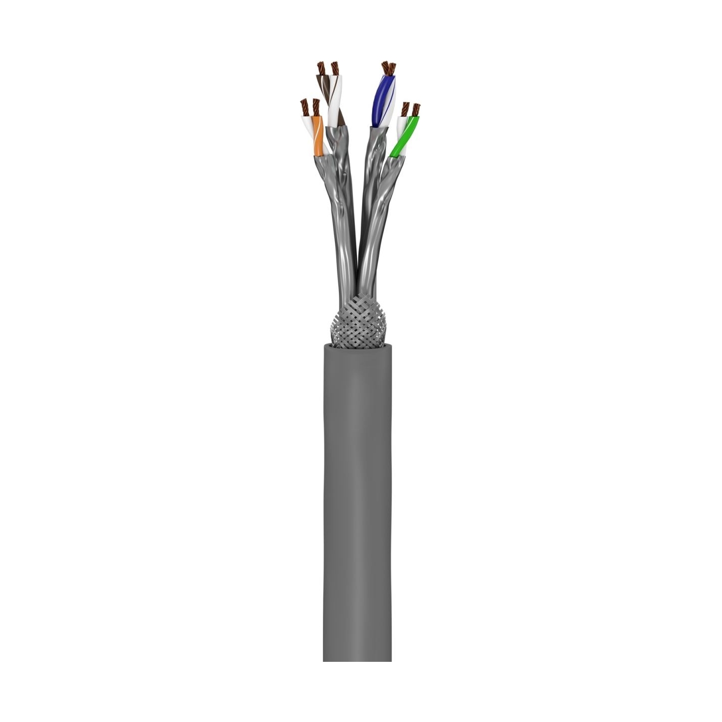 Goobay | CAT 6A Network Cable, S/FTP (PiMF), 50 m | 96093 | S/FTP | Grey