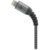 Goobay | Lightning to USB-A Textile Cable with Metal Plugs | 49268 | USB-A to Lightning