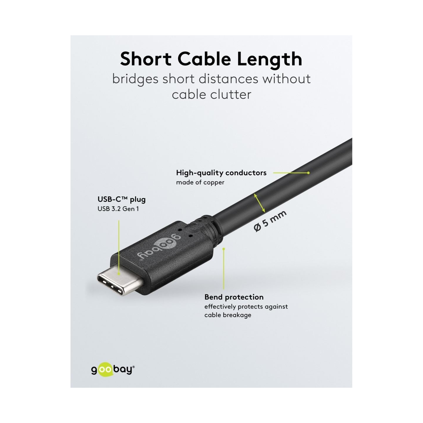 Goobay USB-C Cable | 612812 | USB-C