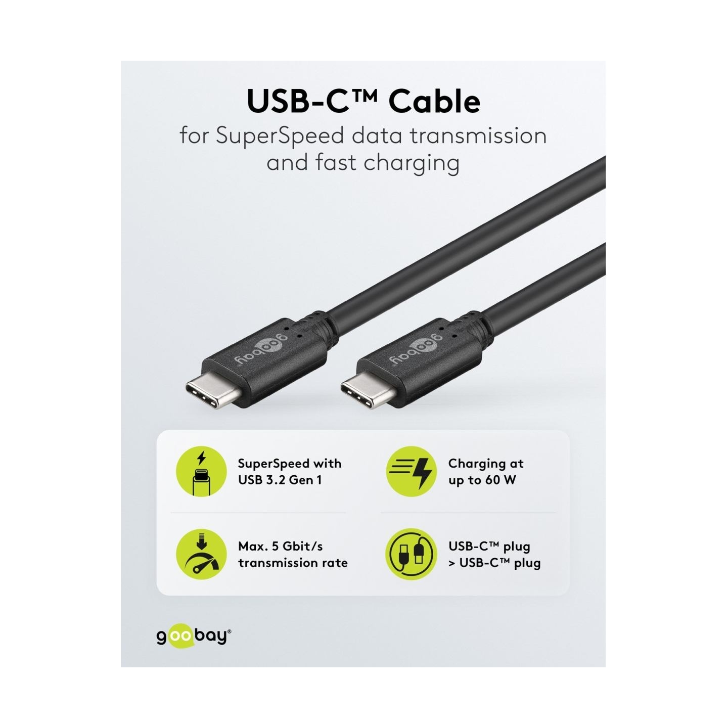 Goobay USB-C Cable | 612812 | USB-C