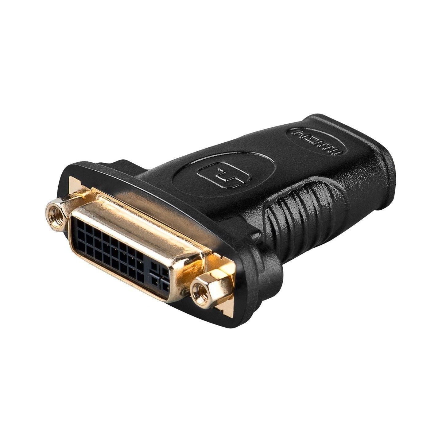 Goobay | HDMI/DVI-I adapter, gold-plated | 68690 | Black | HDMI female (Type A) | DVI-I female Dual-Link (24+5 pin)