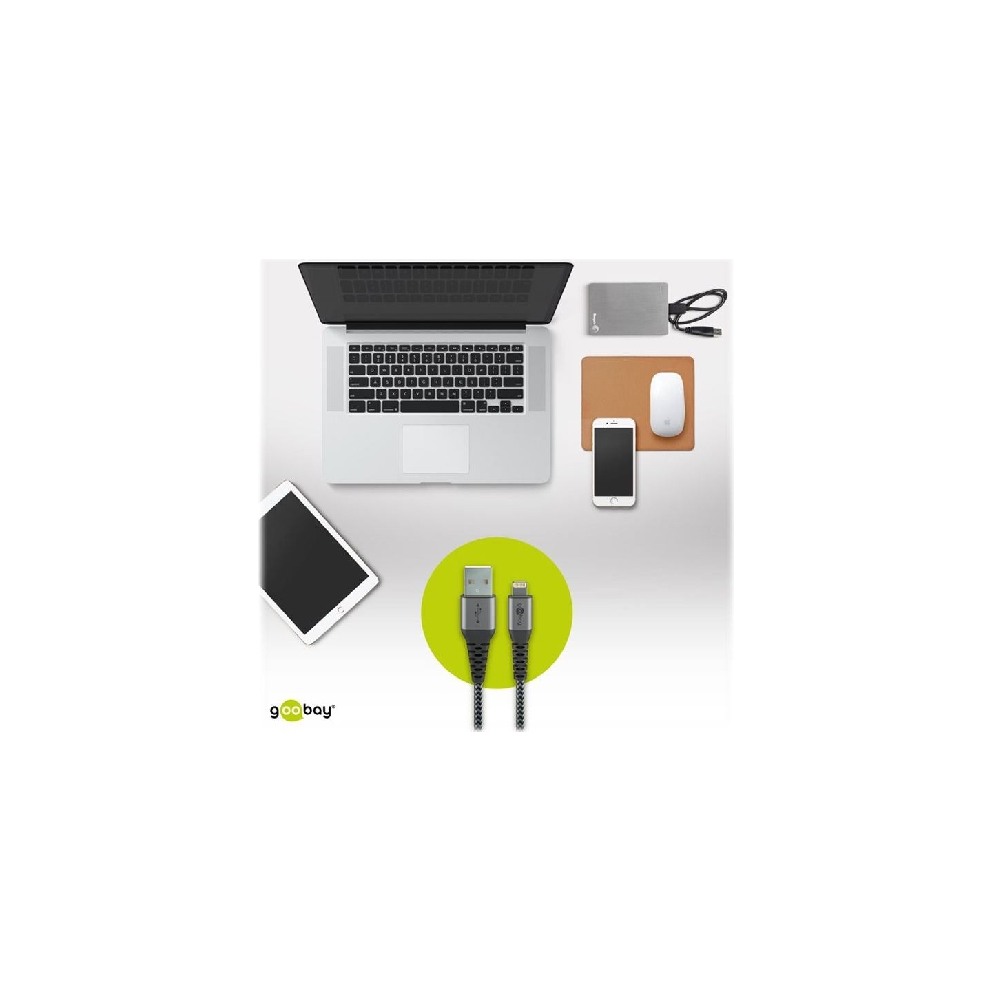 Goobay | Sync and charging cable | 49269 | Apple Lightning to USB Type A