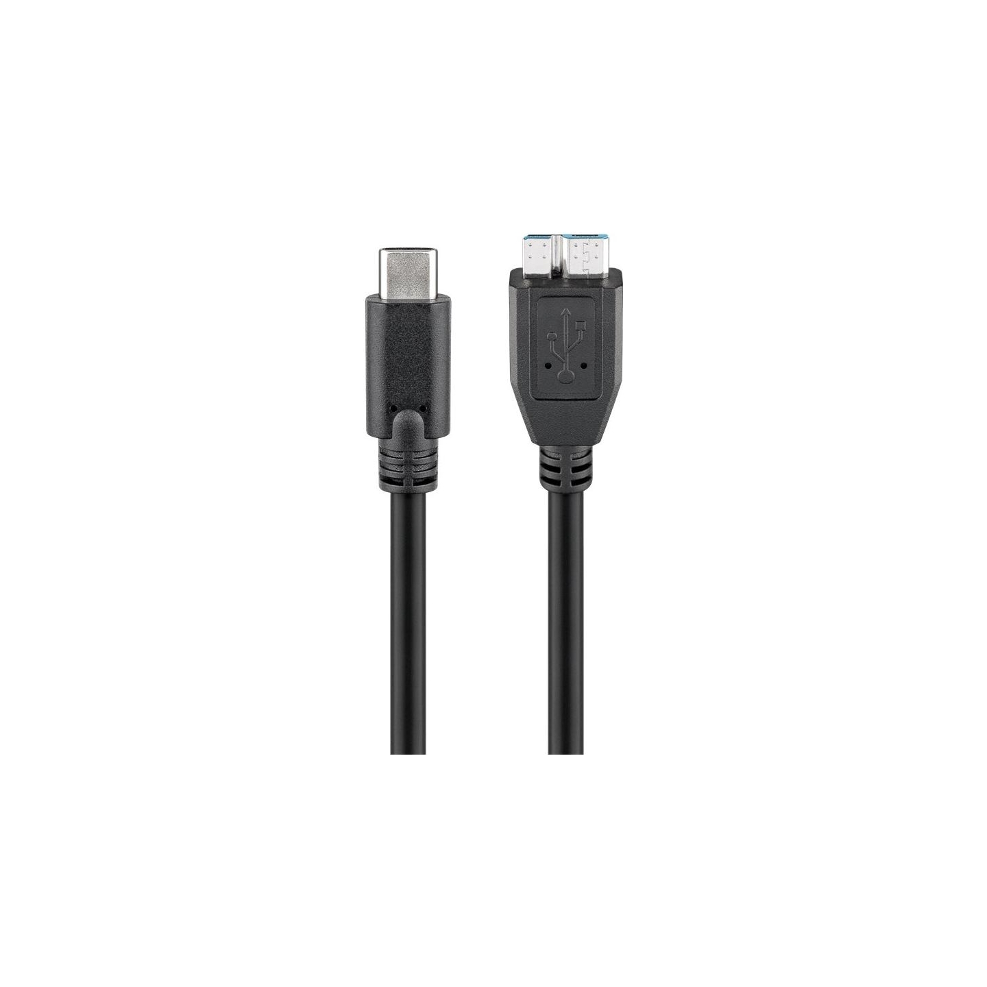 Goobay | Round cable | USB-C to micro-B 3.0 cable | 67995 | micro-B 3.0 | USB-C (male)