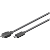 Goobay | Round cable | USB-C to micro-B 3.0 cable | 67995 | micro-B 3.0 | USB-C (male)