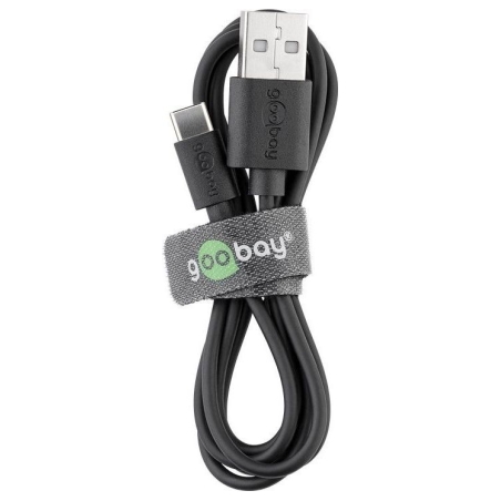 Goobay 59122 USB 2.0 cable (USB-C™ to USB A), black | Goobay | USB-C to USB-A