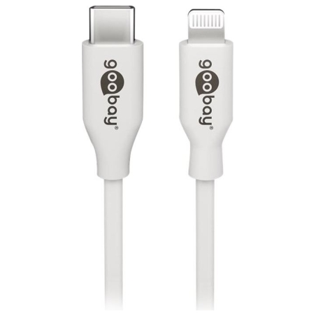Goobay | Lightning - USB-C USB charging and sync cable | USB-C to Lightning Apple Lightning male (8-pin) | USB-C male