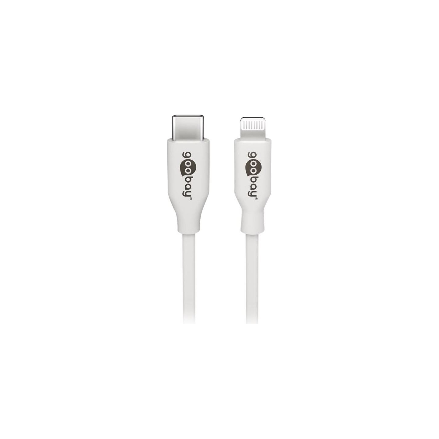 Goobay | Lightning - USB-C USB charging and sync cable | USB-C to Lightning Apple Lightning male (8-pin) | USB-C male