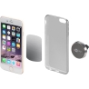 Goobay | Magnetic mount Metal Slim Design for smartphones (35mm) | 38685 | Black/Silver | Magnetic holder is suitable for almost