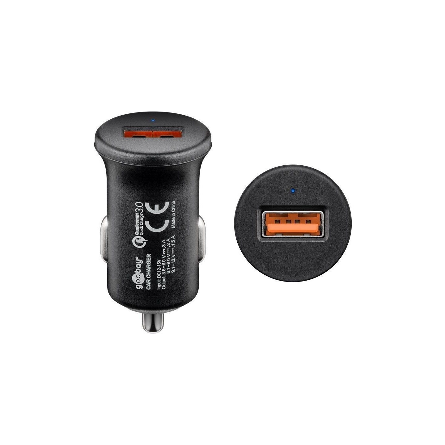 Goobay | Quick Charge QC3.0 USB car fast charger | USB 2.0 Female (Type A)