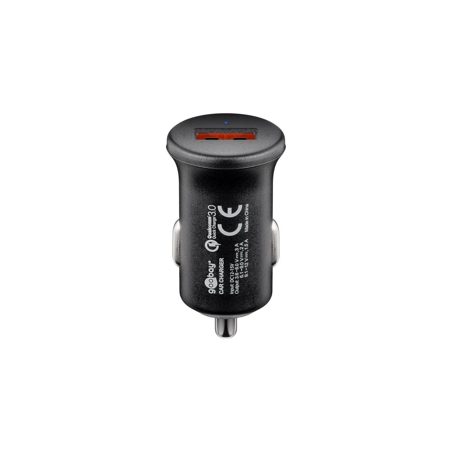 Goobay | Quick Charge QC3.0 USB car fast charger | USB 2.0 Female (Type A)