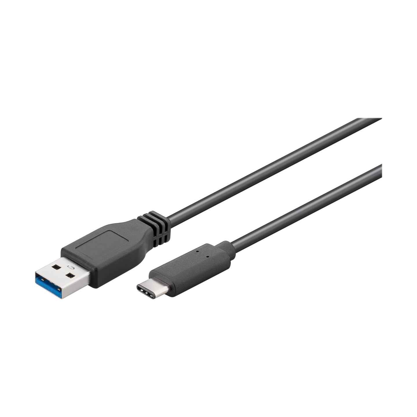 Goobay 71221 USB-C to USB A 3.0 cable, black, 2m | Goobay | USB-C to USB-A USB-C male | USB 3.0 male (type A)