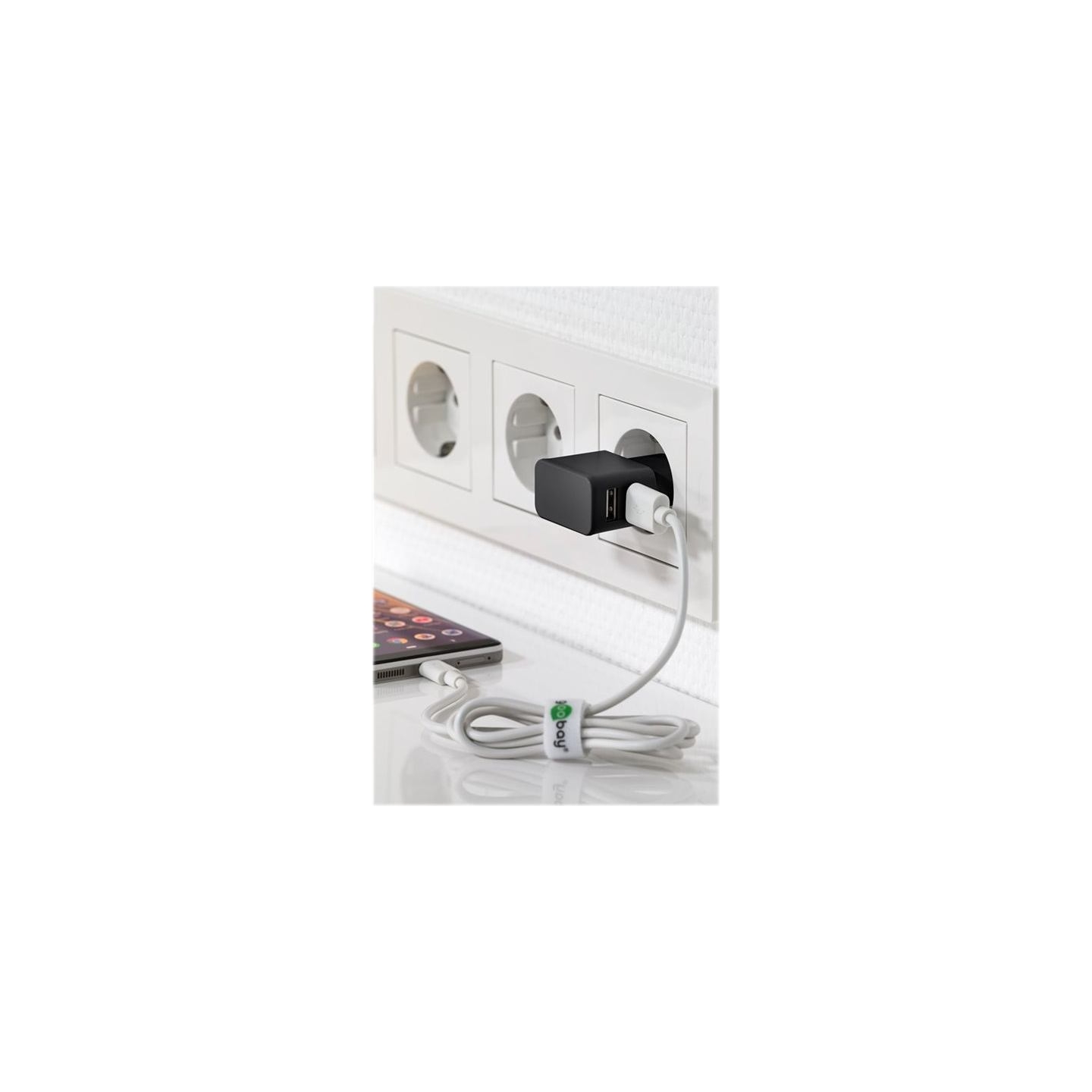 Goobay | 2.4 A | Dual USB charger | 44951