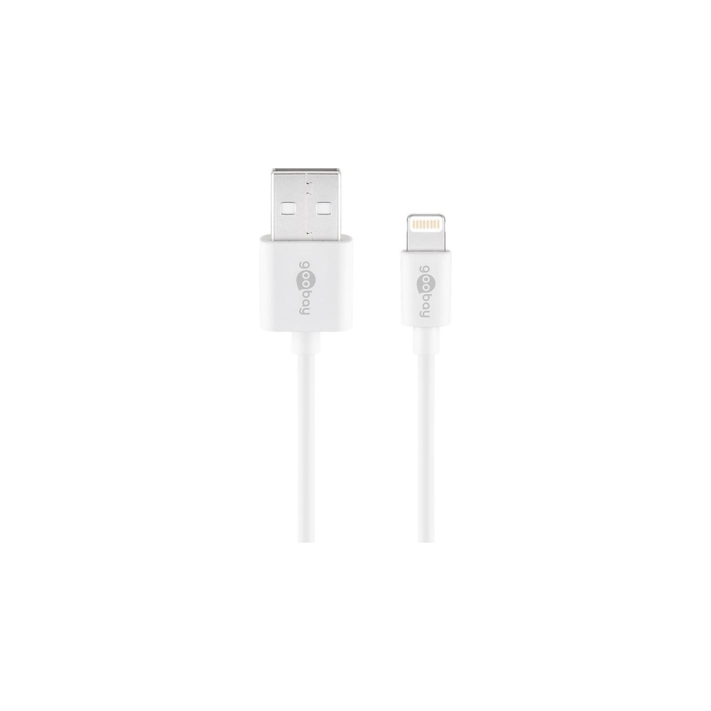 Goobay | Lightning USB charging and sync cable | 54600 | USB-C to Lightning Apple Lightnin male (8-pin) | USB 2.0 male (type A)