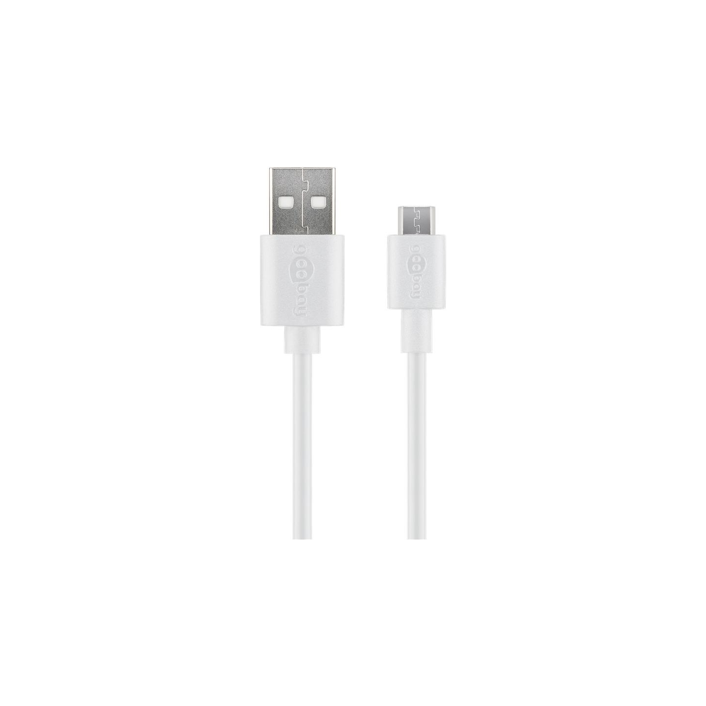 Goobay | Micro USB charging and sync cable | 43837 | USB-A 2.0 to Micro-USB USB 2.0 male (type A) | USB 2.0 micro male (type B)
