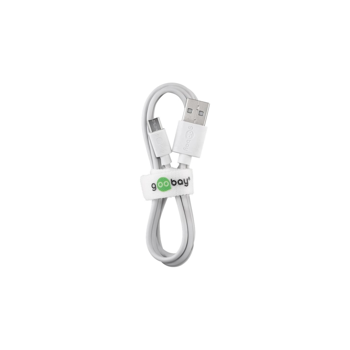 Goobay | Micro USB charging and sync cable | 43837 | USB-A 2.0 to Micro-USB USB 2.0 male (type A) | USB 2.0 micro male (type B)