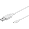 Goobay | Micro USB charging and sync cable | 43837 | USB-A 2.0 to Micro-USB USB 2.0 male (type A) | USB 2.0 micro male (type B)