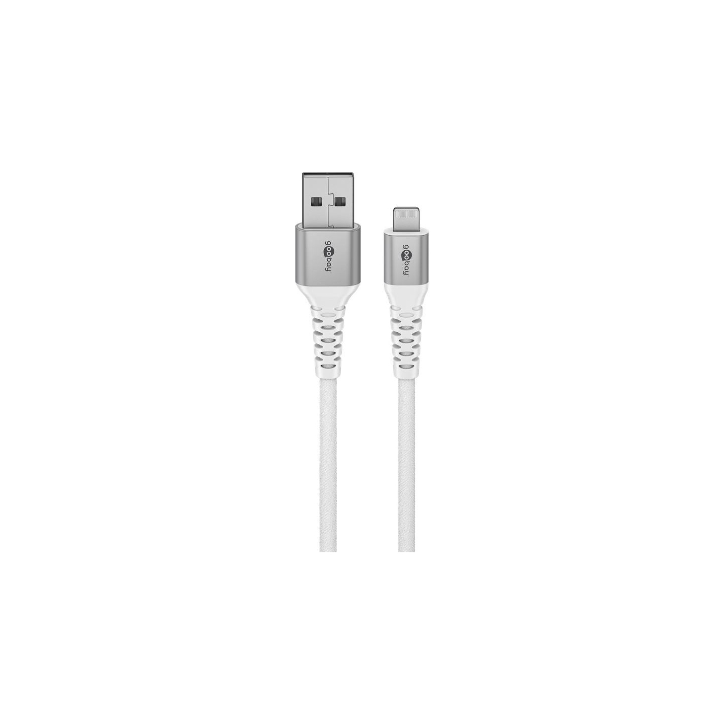 Goobay | Lightning USB-A Supersoft Textile Cable with Metal Plugs | 74511