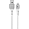 Goobay | Lightning USB-A Supersoft Textile Cable with Metal Plugs | 74511