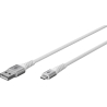 Goobay | Lightning USB-A Supersoft Textile Cable with Metal Plugs | 74512