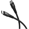 Goobay | USB-C Supersoft Textile Cable with Metal Plugs, 1 m