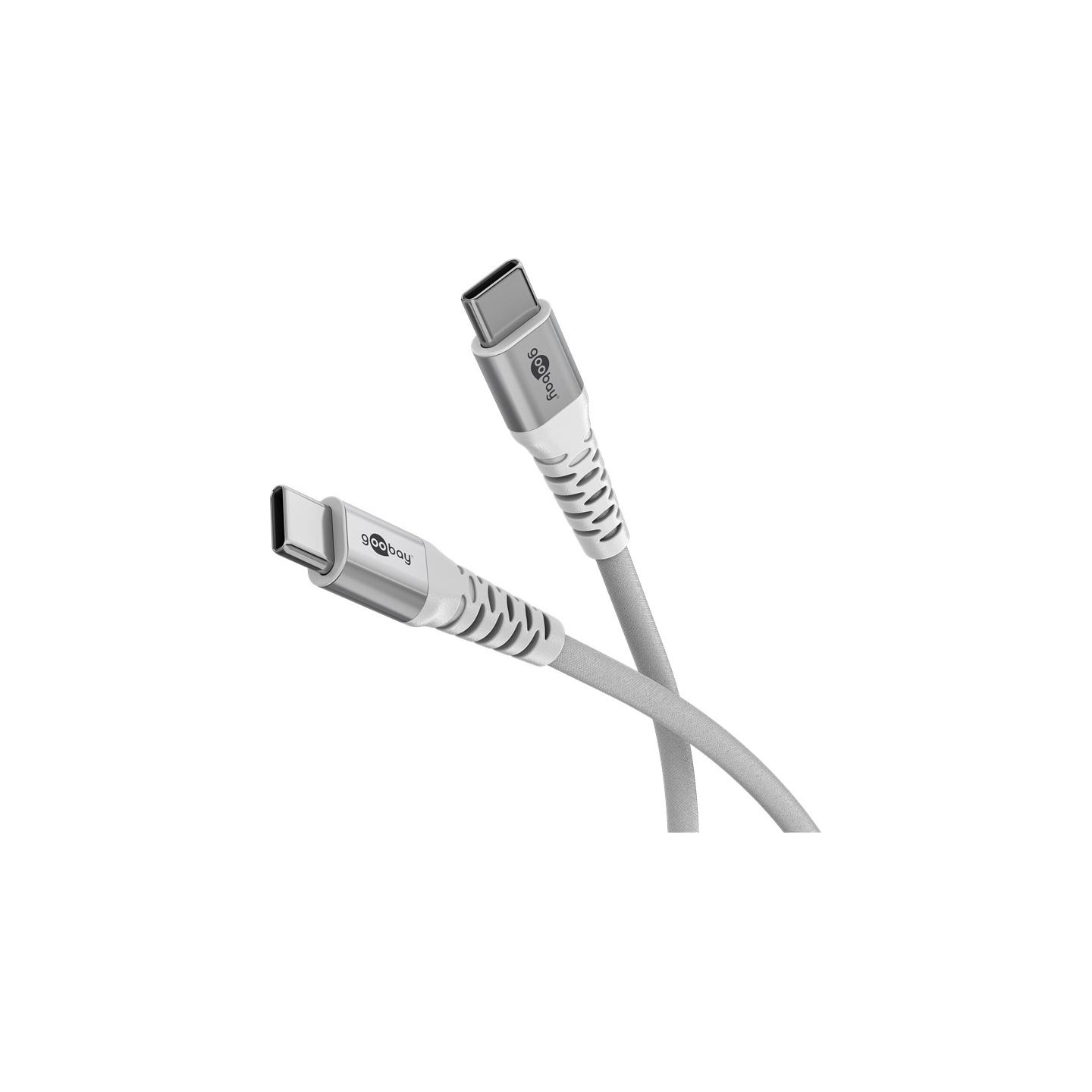 Goobay | USB-C Supersoft Textile Cable with Metal Plugs | 70194