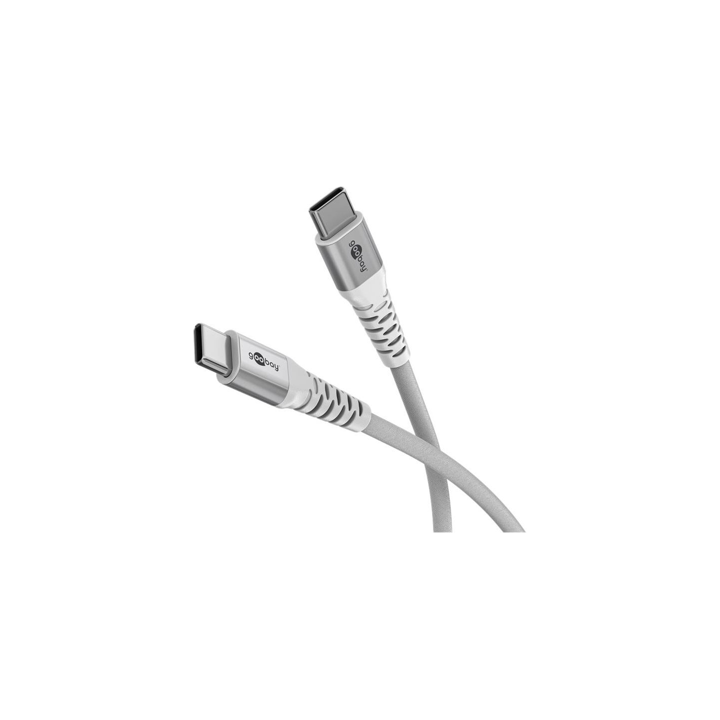 Goobay | USB-C Supersoft Textile Cable with Metal Plugs | 70194