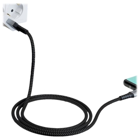 Goobay | USB-C to USB-A Textile Cable with Metal Plugs | 49296 | USB-C to USB-A