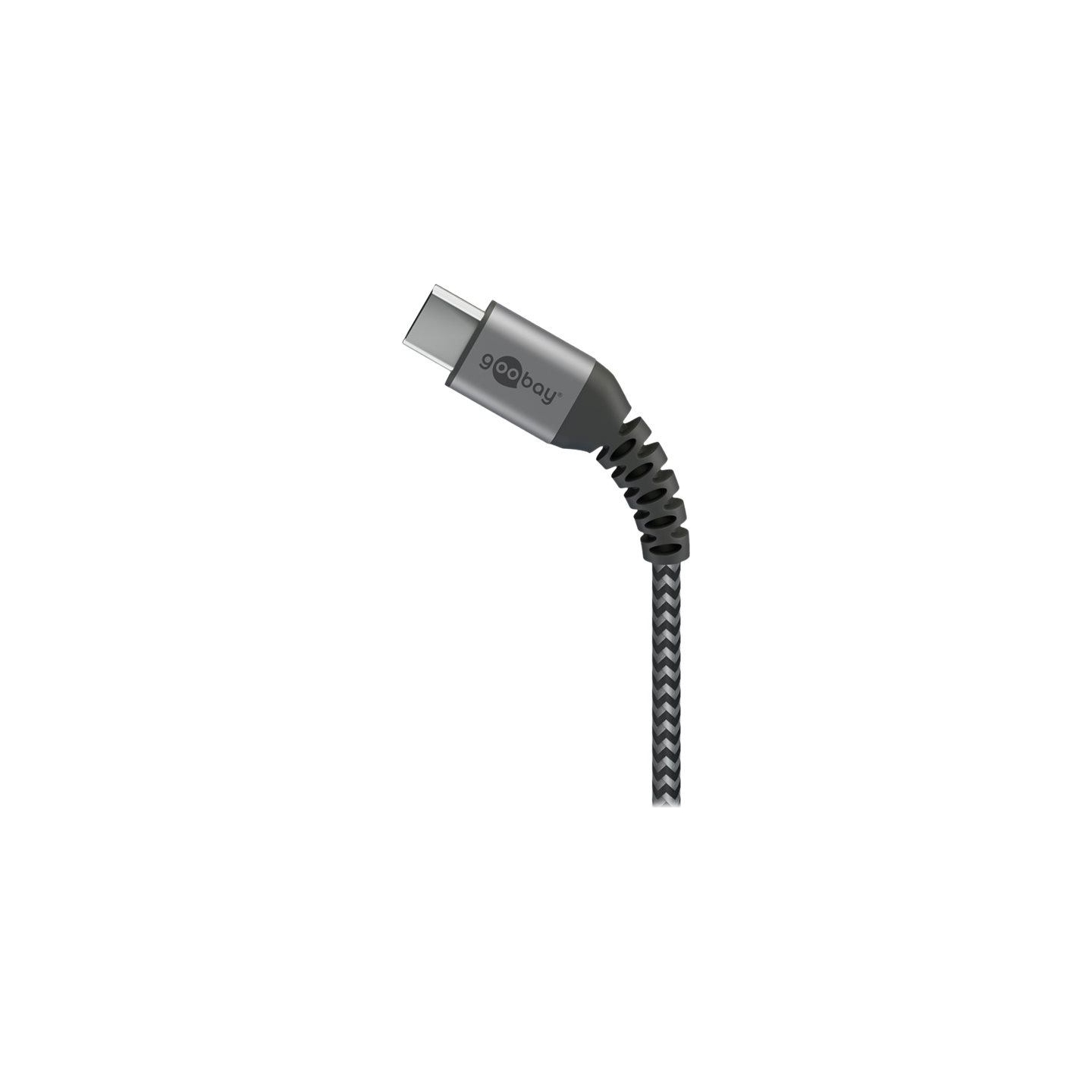 Goobay | USB-C to USB-A Textile Cable with Metal Plugs | 49296 | USB-C to USB-A