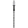 Goobay | USB-C to USB-A Textile Cable with Metal Plugs | 49296 | USB-C to USB-A