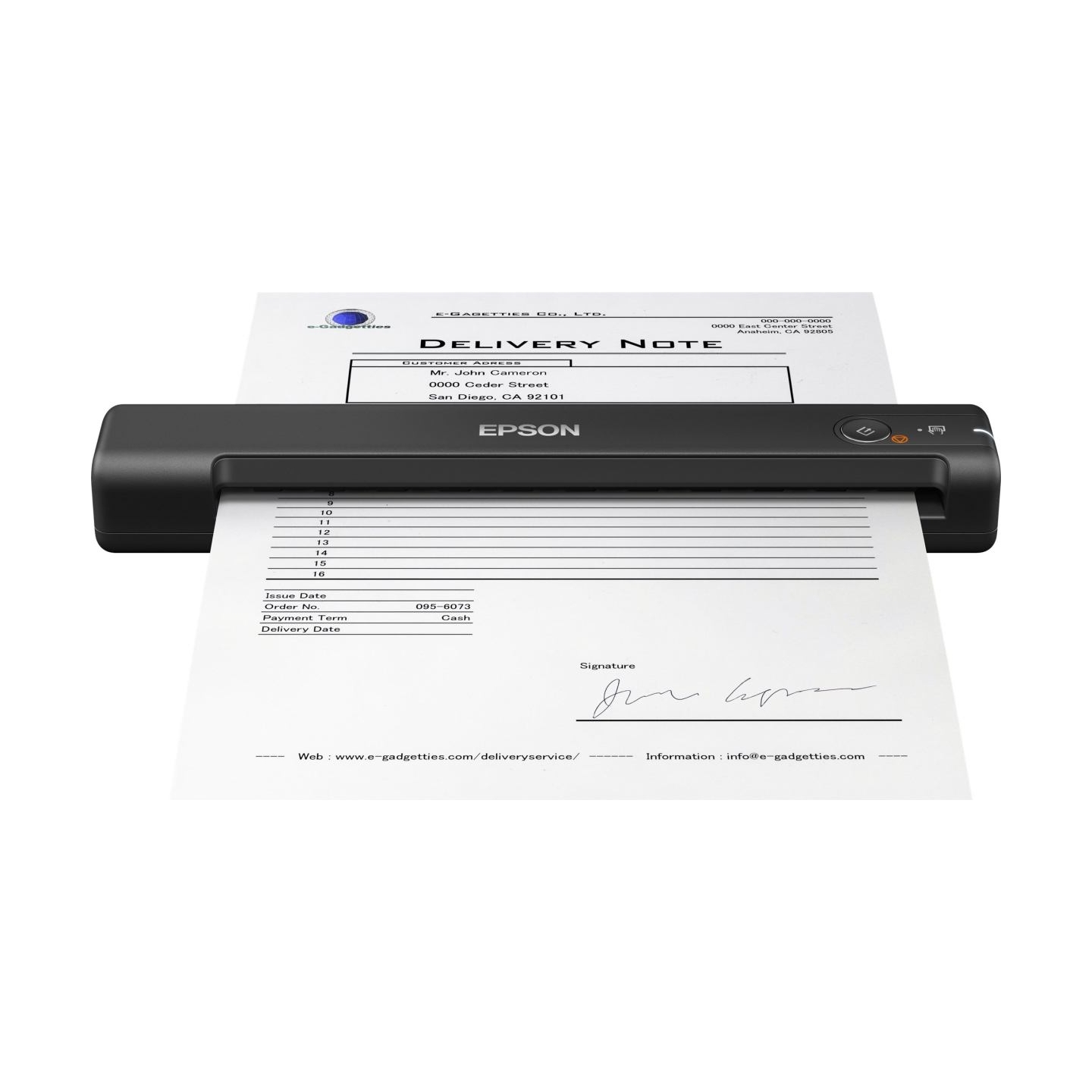 Epson | Wireless Mobile Scanner | WorkForce ES-50 | Colour | Document