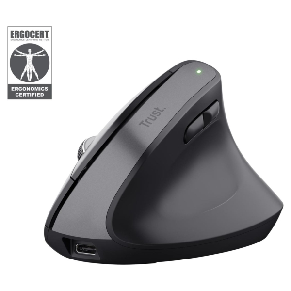 Trust MOUSE USB OPTICAL WRL BAYO+/ERGONOMIC BLK 25146 TRUST