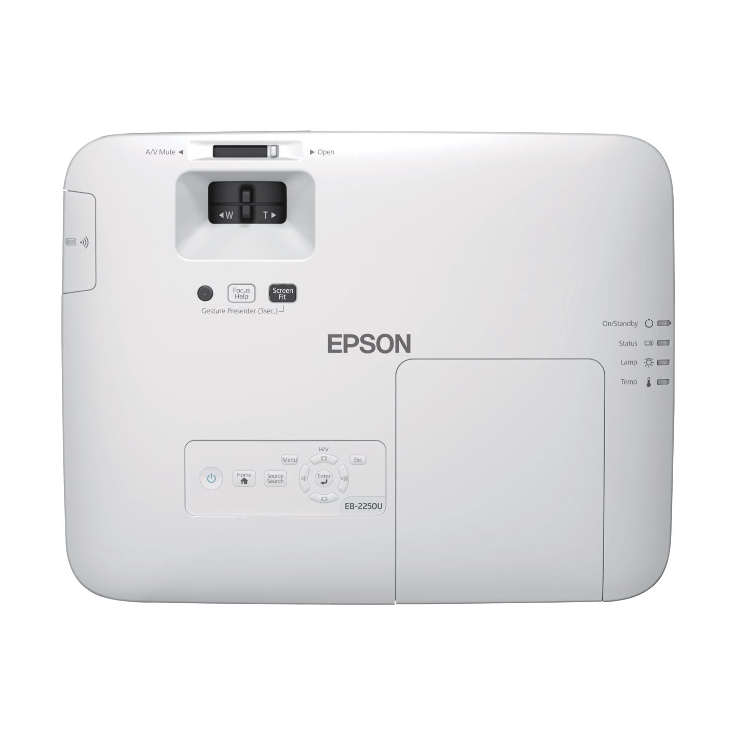 Epson | EB-2250U | WUXGA (1920x1200) | 5000 ANSI lumens | 15.000:1 | White | Lamp warranty 12 month(s) | FHD | 3LCD