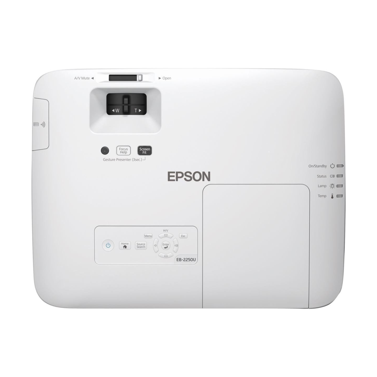 Epson | EB-2250U | WUXGA (1920x1200) | 5000 ANSI lumens | 15.000:1 | White | Lamp warranty 12 month(s) | FHD | 3LCD