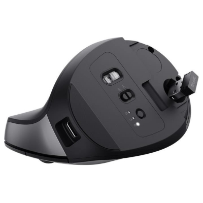 Trust MOUSE USB OPTICAL WRL BAYO+/ERGONOMIC BLK 25146 TRUST