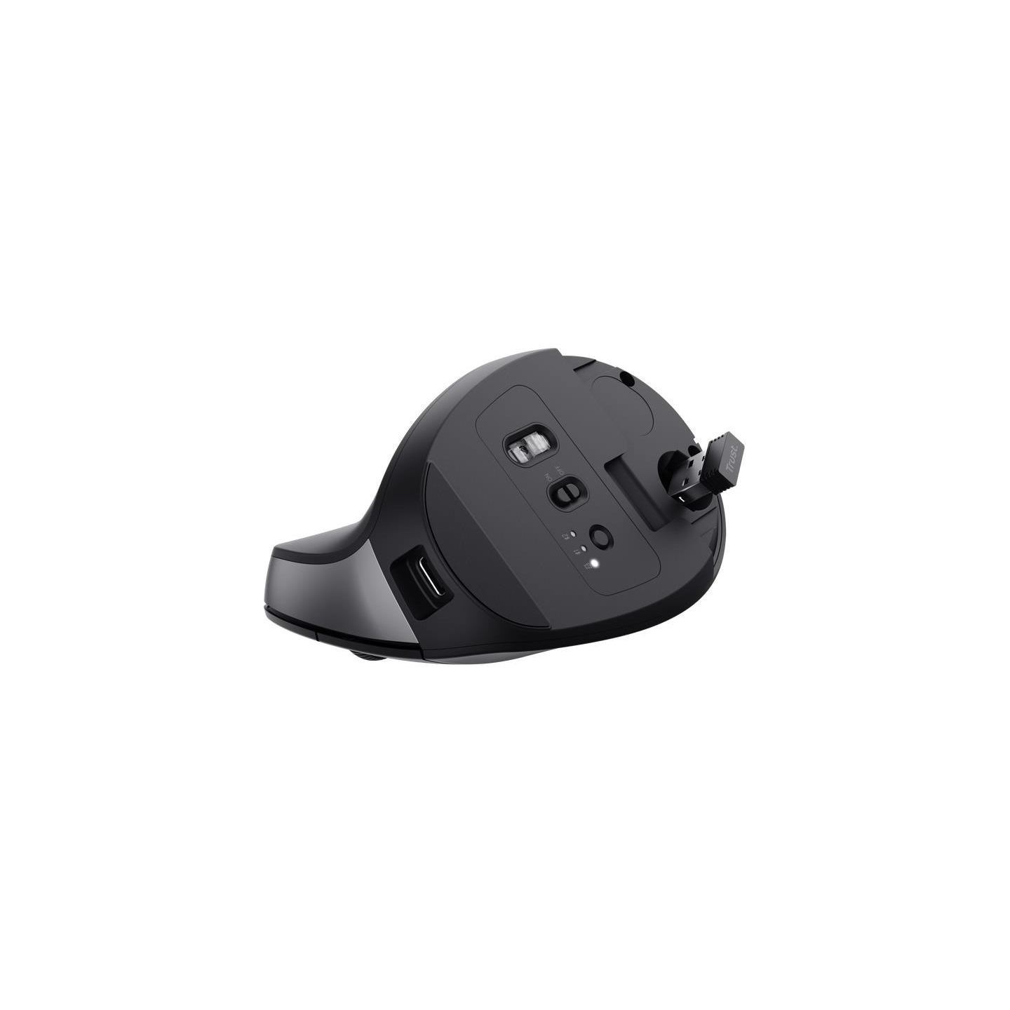 Trust MOUSE USB OPTICAL WRL BAYO+/ERGONOMIC BLK 25146 TRUST