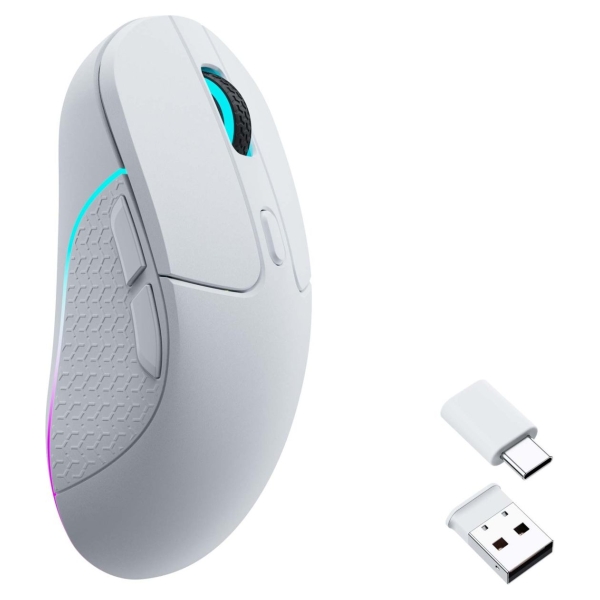 Keychron M3 (1000Hz) White Wireless Mouse / M3-A3