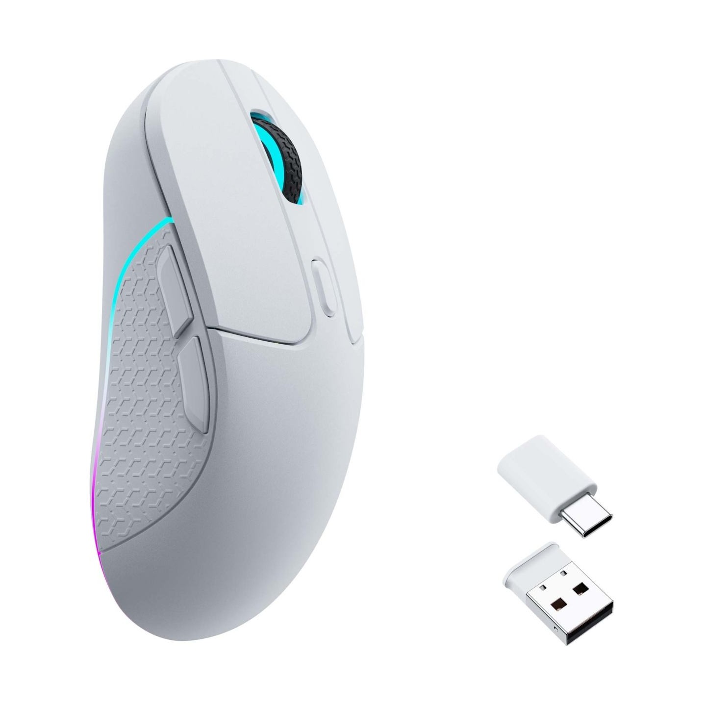 Keychron M3 (1000Hz) White Wireless Mouse / M3-A3