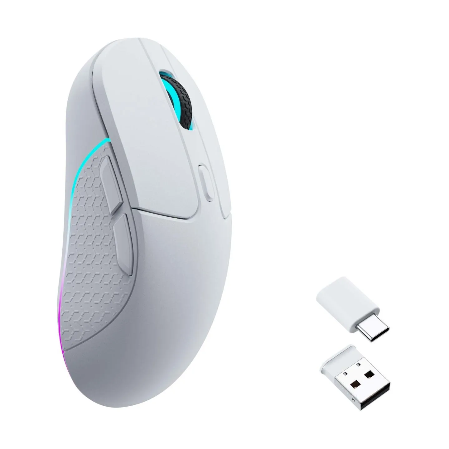 Keychron M3 (1000Hz) White Wireless Mouse / M3-A3