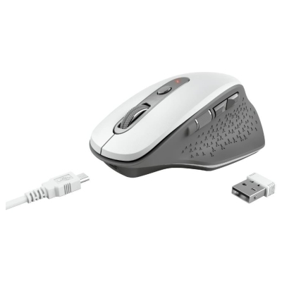Trust MOUSE USB OPTICAL WRL/OZAA WHITE 24035 TRUST