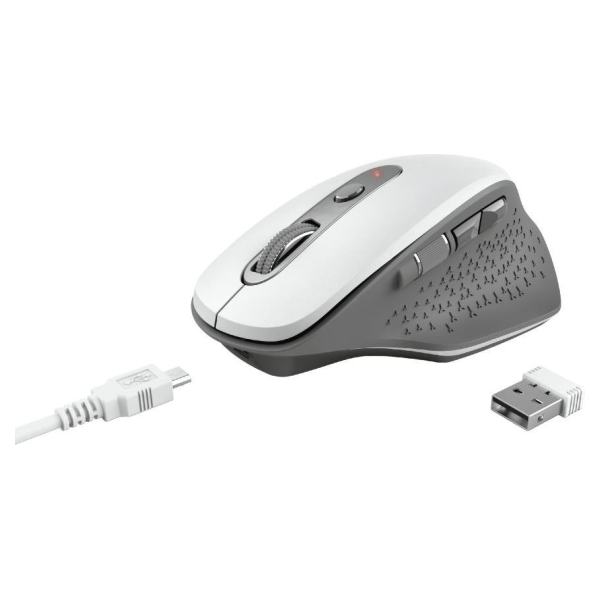 Trust MOUSE USB OPTICAL WRL/OZAA WHITE 24035 TRUST
